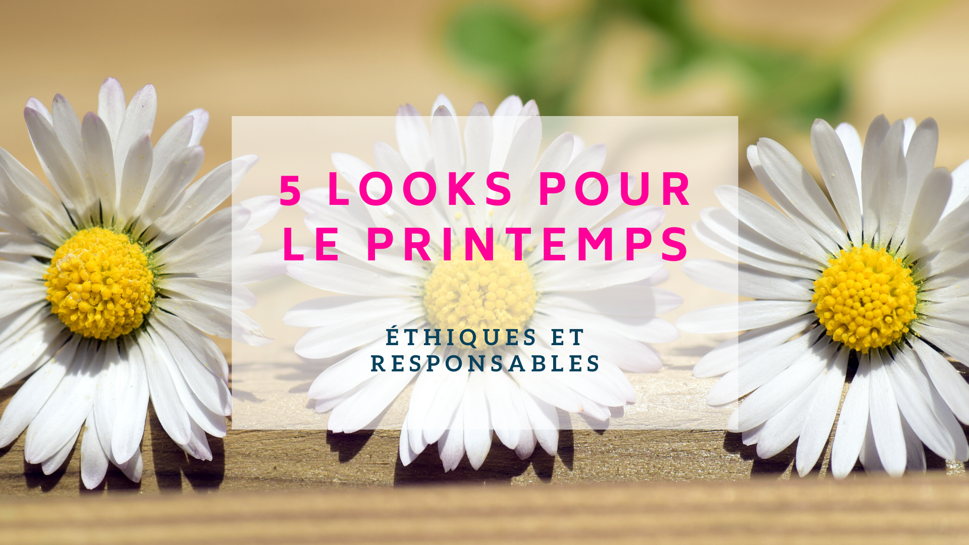 5 looks pour le printemps pour les fashionistas éthiques