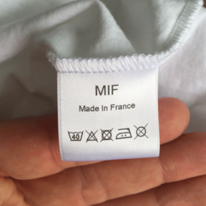 étiquette Made in France, mode ethique