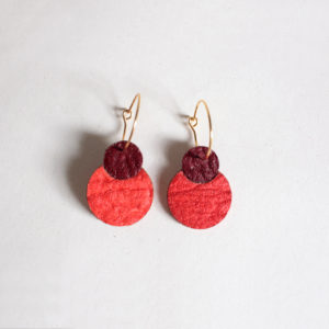 Créoles Betty Paprika Bordeaux