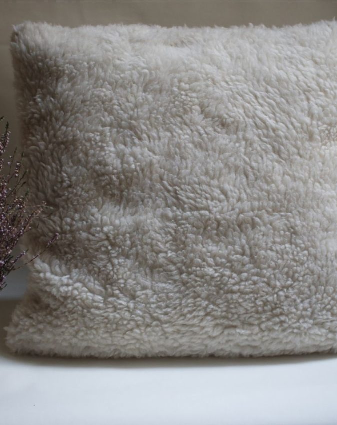 Coussin Recyclé Mae Crème